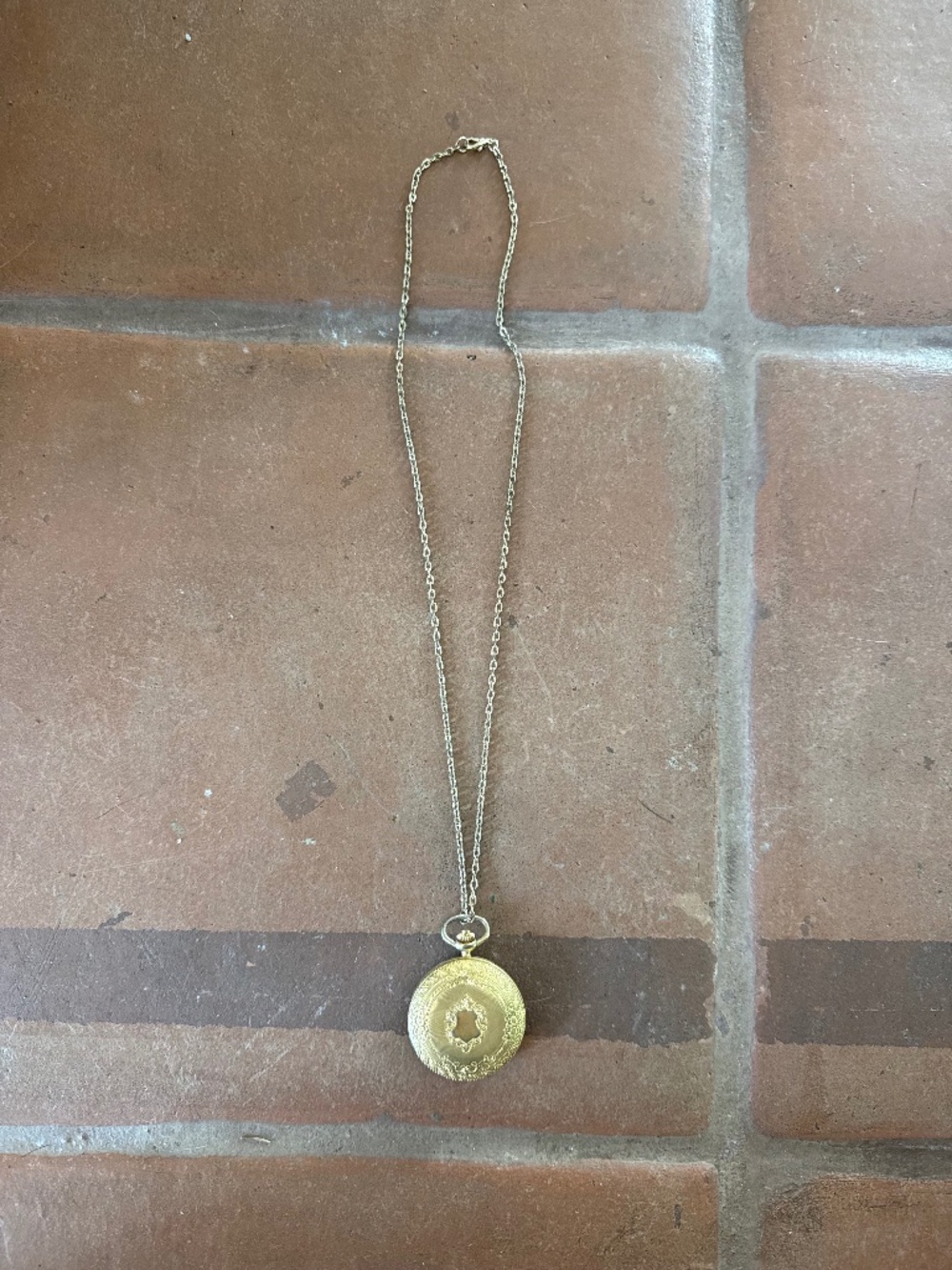 Majestron moonphase pocket-watch pendant